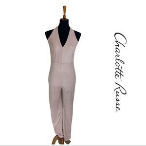 Charlotte Russe Dusty Pink Jumpsuit